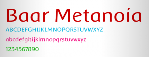 baar-metanoia-font