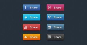 Social-share-psd-buttons