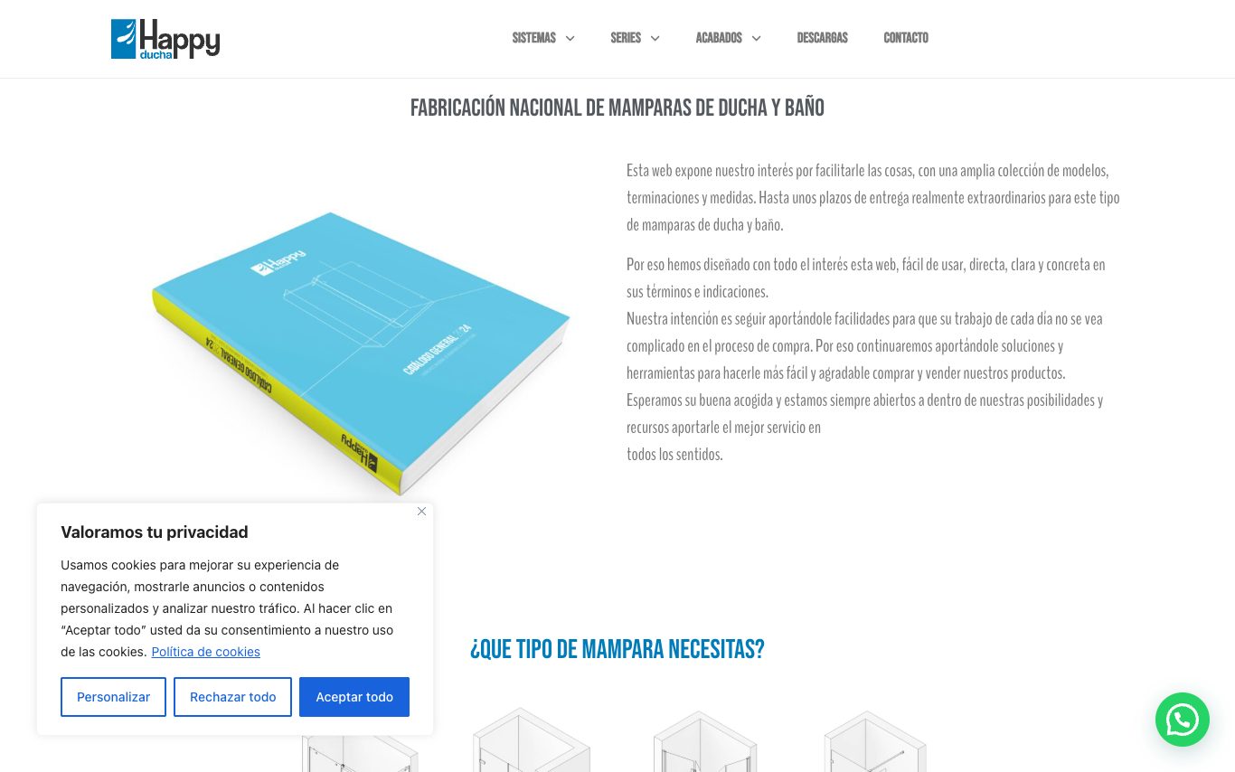 Web happyducha.es
