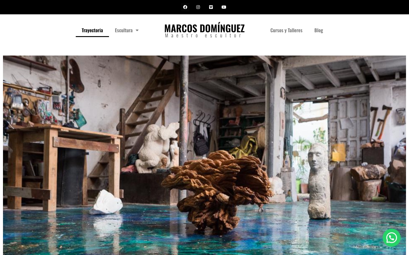 Web de Marcos Domínguez, maestro escultor